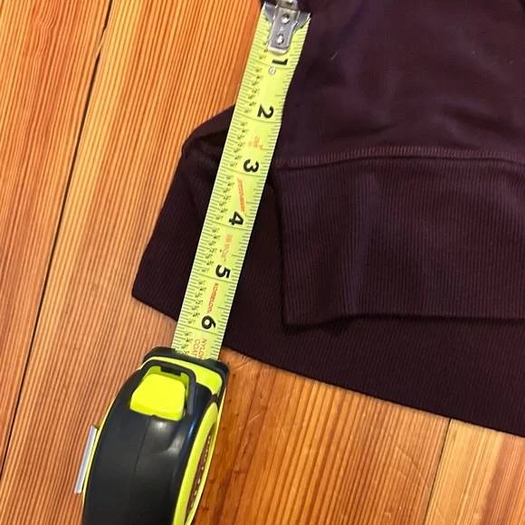 EUC Athleta Deep Purple Coaster Luxe Sweatshirt With Thumb holes,size Large-tall - Picture 9 of 15